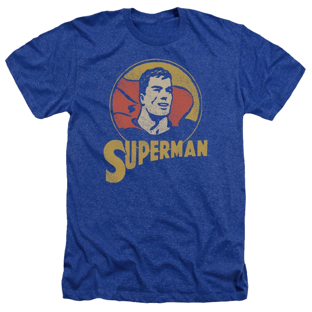 DC Comics Super Circle - Men's Heather T-Shirt Men's Heather T-Shirt Superman