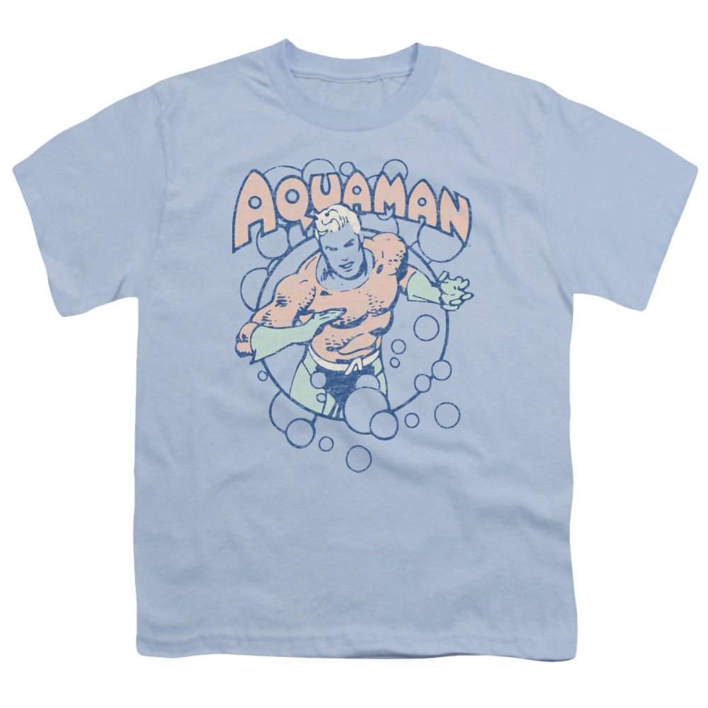Aquaman Bubbles - Youth T-Shirt Youth T-Shirt (Ages 8-12) Aquaman