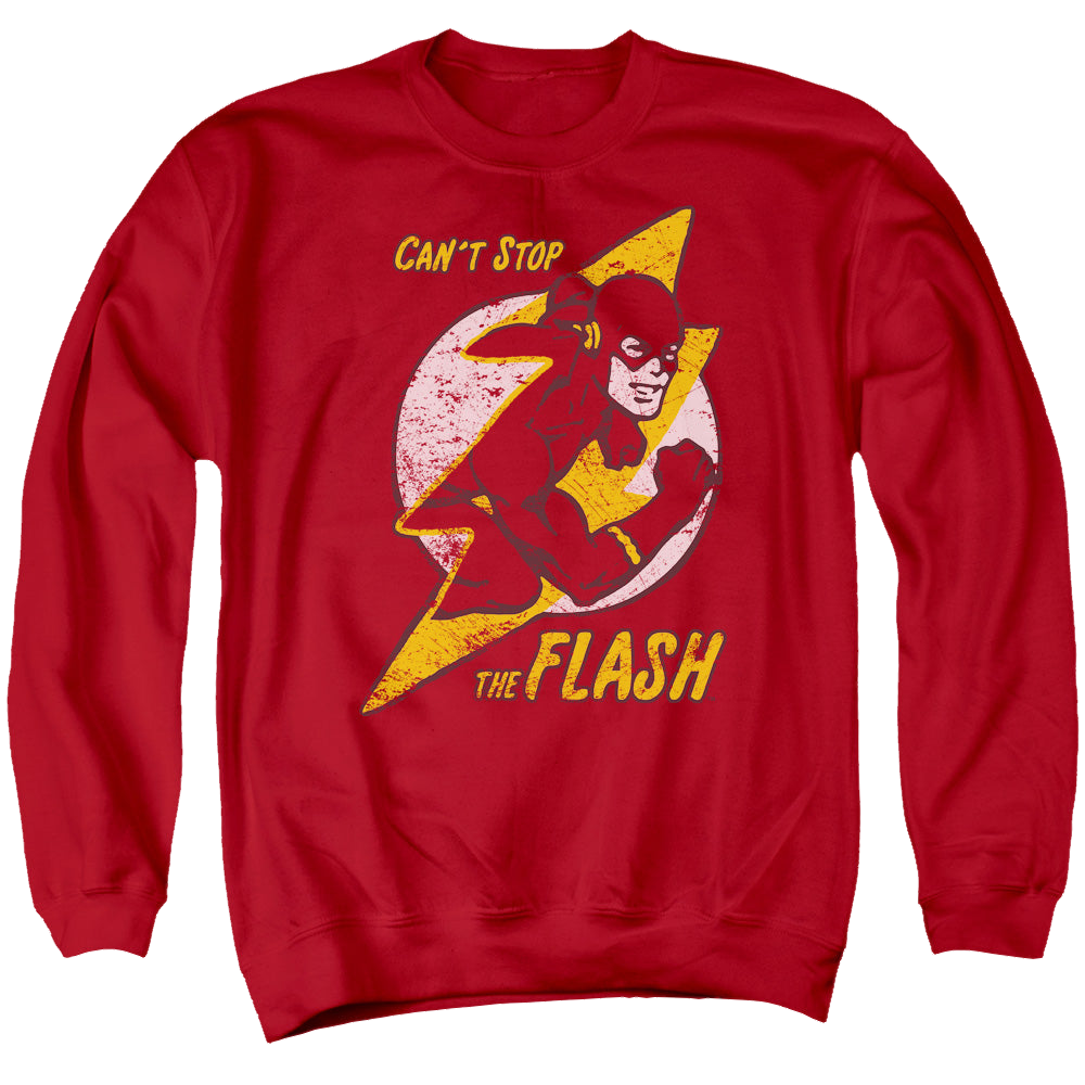 Flash, The Flash Bolt - Men's Crewneck Sweatshirt Men's Crewneck Sweatshirt The Flash
