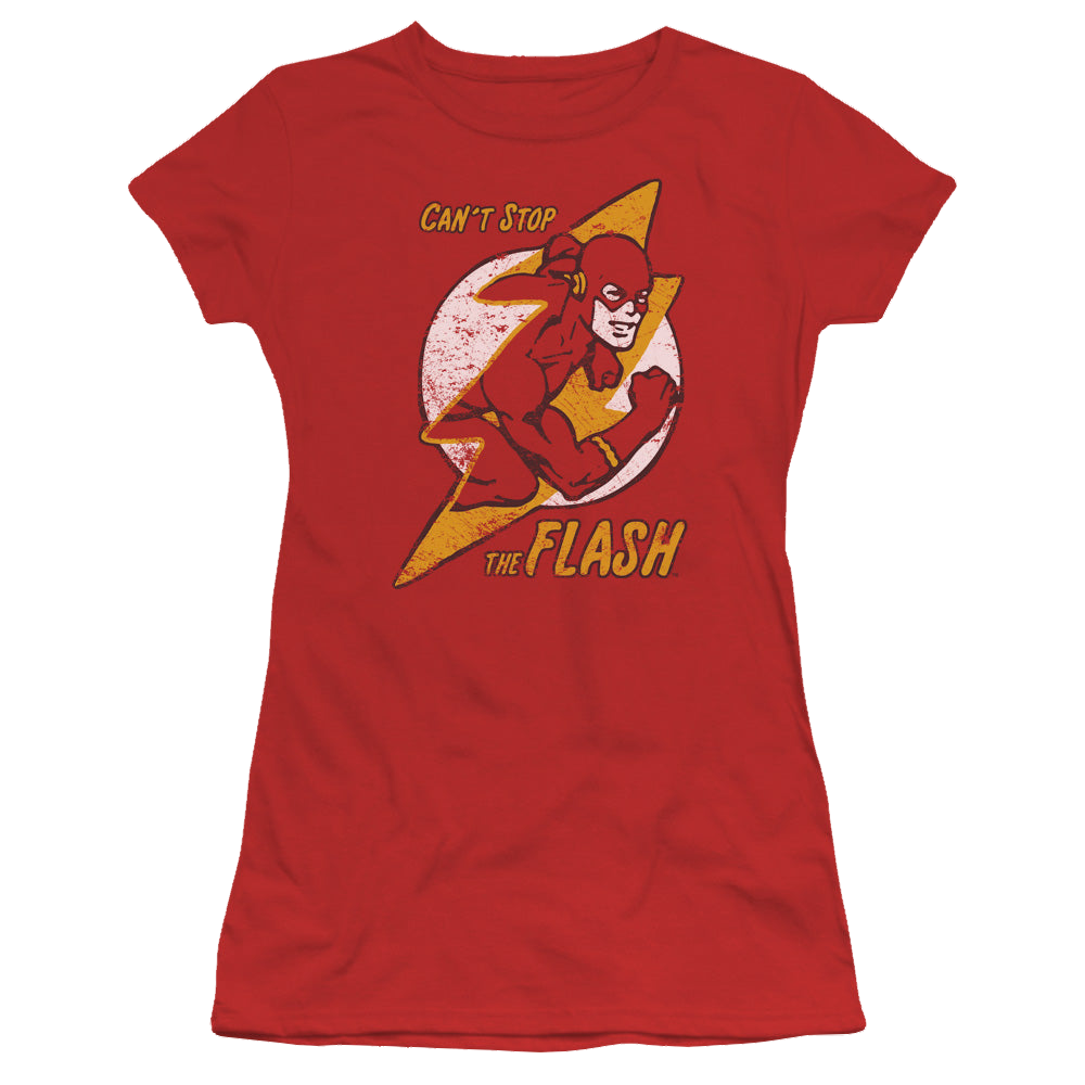 Flash, The Flash Bolt - Juniors T-Shirt Juniors T-Shirt The Flash