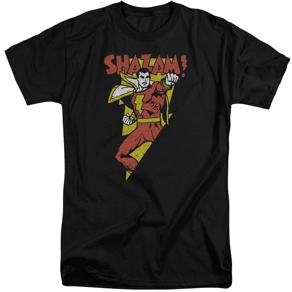 DC Comics In Bolt - Men's Tall Fit T-Shirt Men's Tall Fit T-Shirt Shazam