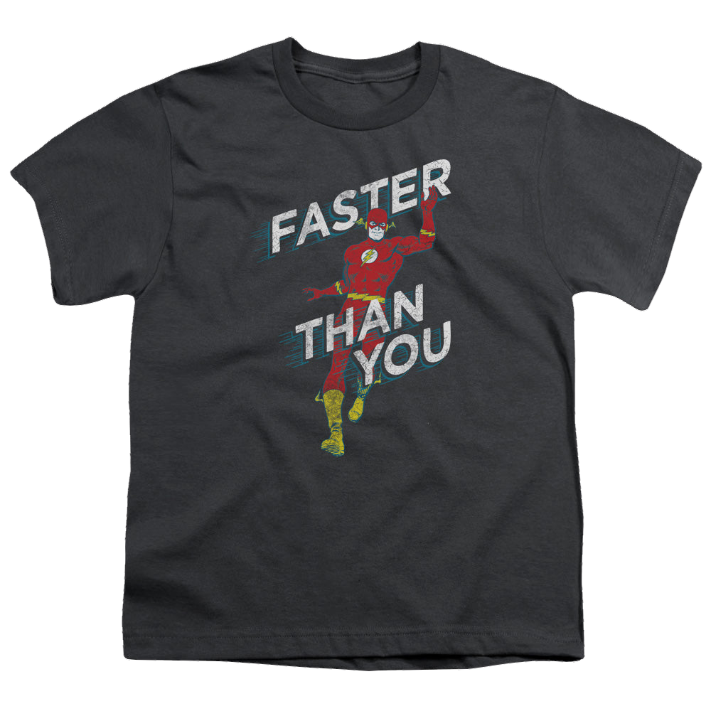Flash, The Faster Than You - Youth T-Shirt Youth T-Shirt (Ages 8-12) The Flash