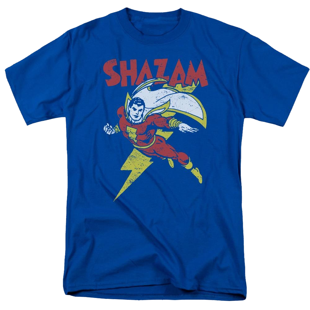 DC Comics Lets Fly - Men's Regular Fit T-Shirt Men's Regular Fit T-Shirt Shazam
