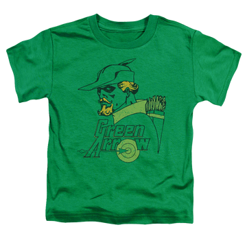 Green Arrow Close Up - Kid's T-Shirt Kid's T-Shirt (Ages 4-7) Green Arrow