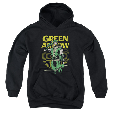 Green Arrow Pull - Youth Hoodie Youth Hoodie (Ages 8-12) Green Arrow