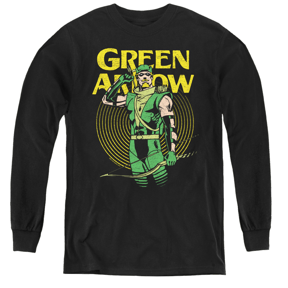 Green Arrow Pull - Youth Long Sleeve T-Shirt Youth Long Sleeve T-Shirt Green Arrow