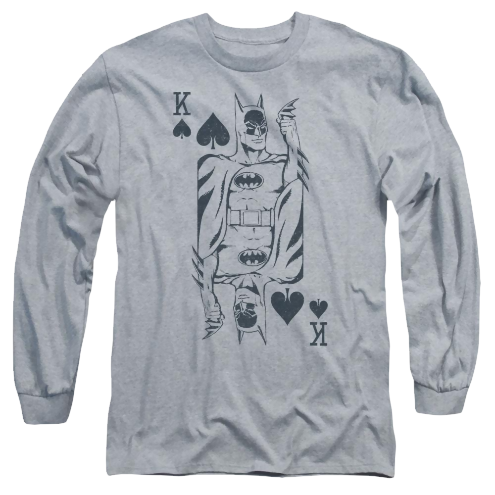 DC Comics Bat Card - Men's Long Sleeve T-Shirt Men's Long Sleeve T-Shirt Batman