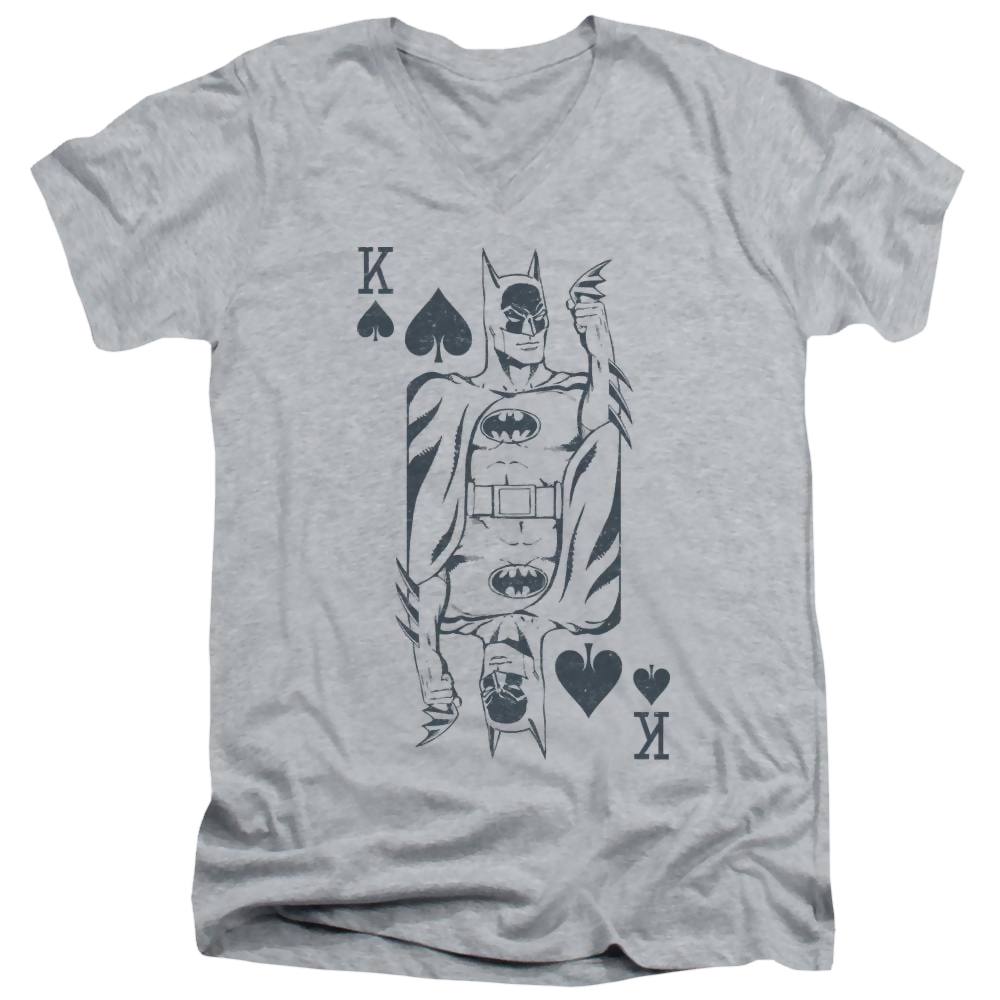 DC Comics Bat Card - Men's V-Neck T-Shirt Men's V-Neck T-Shirt Batman