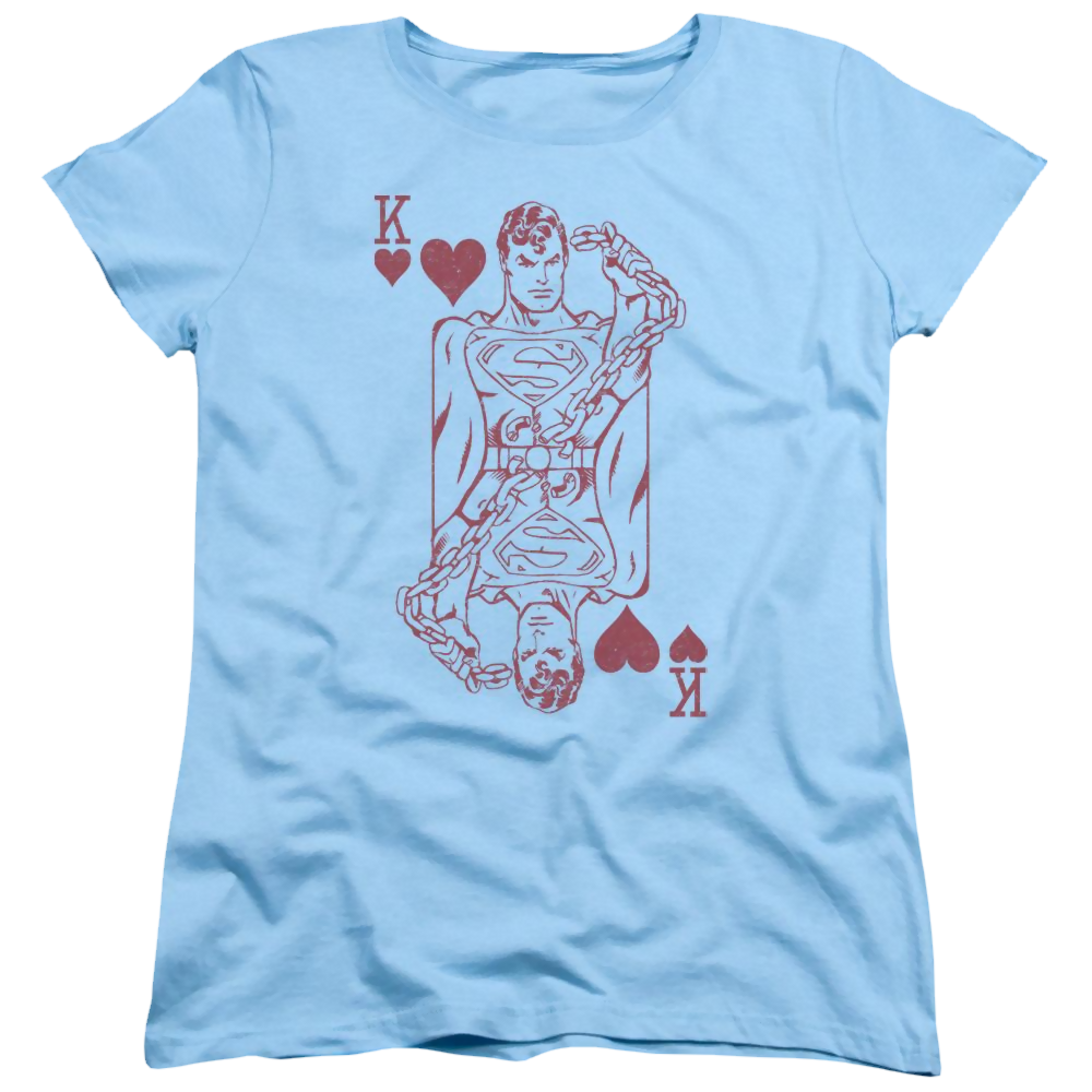 DC Comics Super Card - Women's T-Shirt Women's T-Shirt Superman