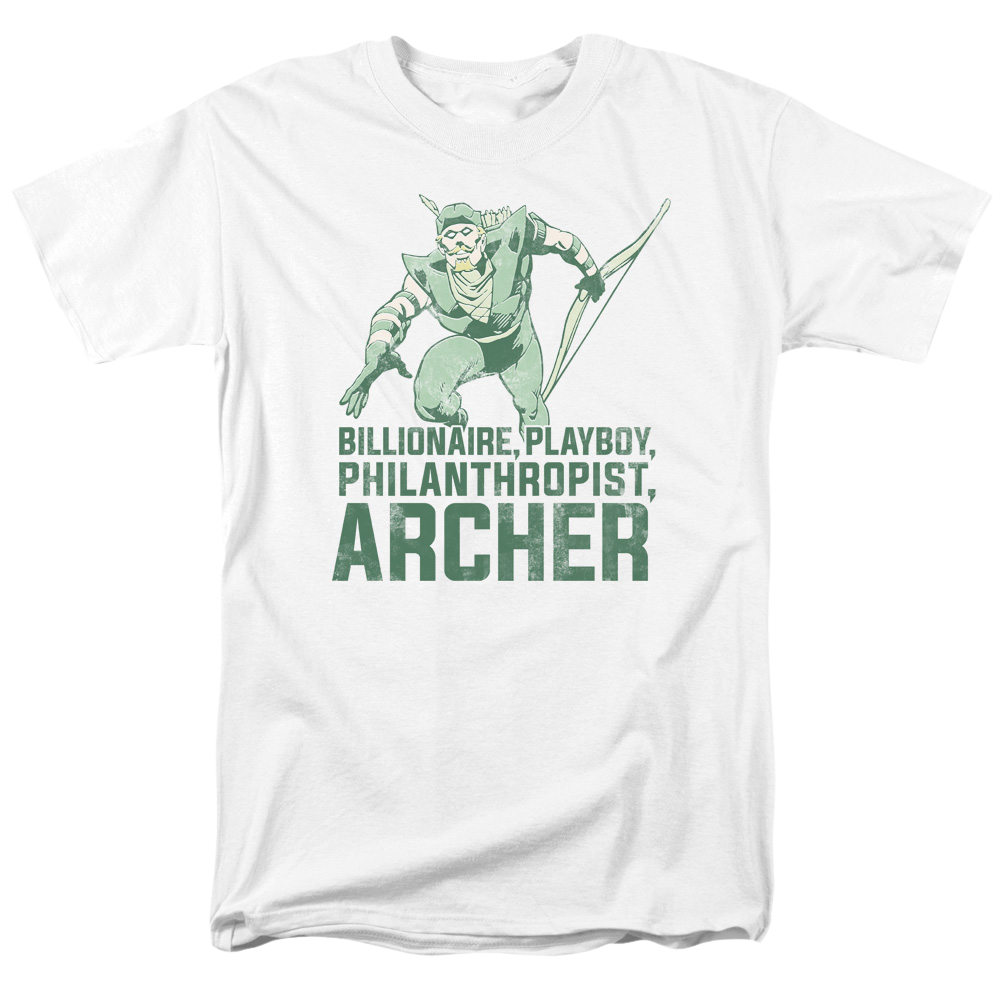 DC Comics Archer - Men's Regular Fit T-Shirt Men's Regular Fit T-Shirt Green Arrow