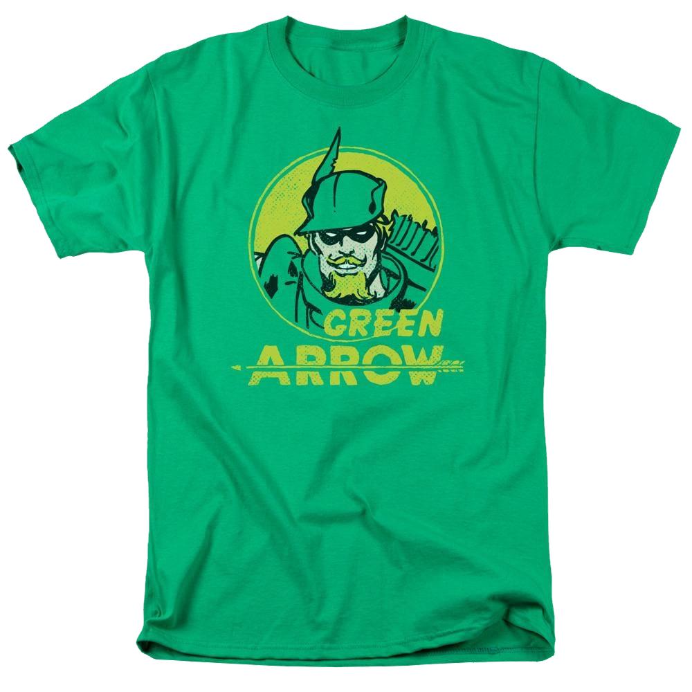 DC Comics Archer Circle - Men's Regular Fit T-Shirt Men's Regular Fit T-Shirt Green Arrow