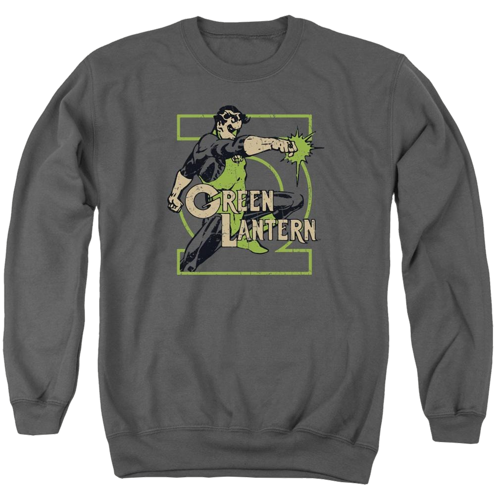 DC Comics Ring Power - Men's Crewneck Sweatshirt Men's Crewneck Sweatshirt Green Lantern