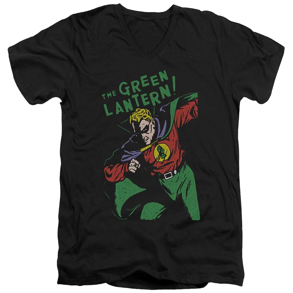 DC Comics First - Men's V-Neck T-Shirt Men's V-Neck T-Shirt Green Lantern