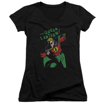 DC Comics First - Juniors V-Neck T-Shirt Juniors V-Neck T-Shirt Green Lantern