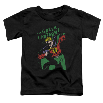 Black toddler t-shirt with Green Lantern First graphic