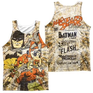DC Comics All Stars Men's All Over Print Tank Men's All Over Print Tank Justice League