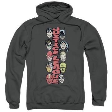 DC Comics Stacked Justice - Pullover Hoodie Pullover Hoodie Justice League