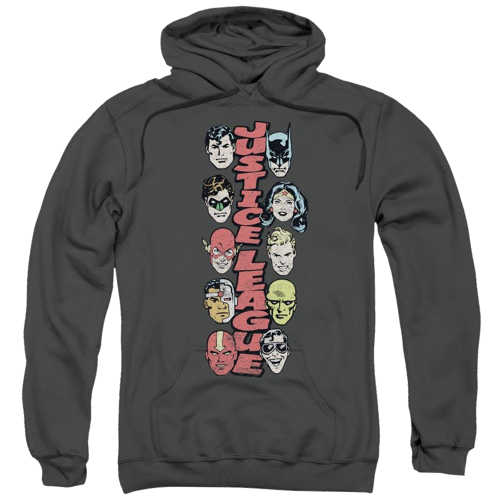 DC Comics Stacked Justice - Pullover Hoodie Pullover Hoodie Justice League