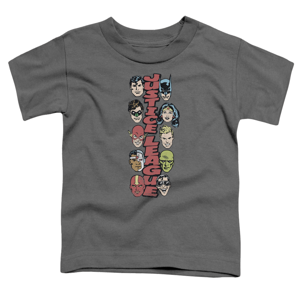 Justice League Stacked Justice - Kid's T-Shirt Kid's T-Shirt (Ages 4-7) Justice League