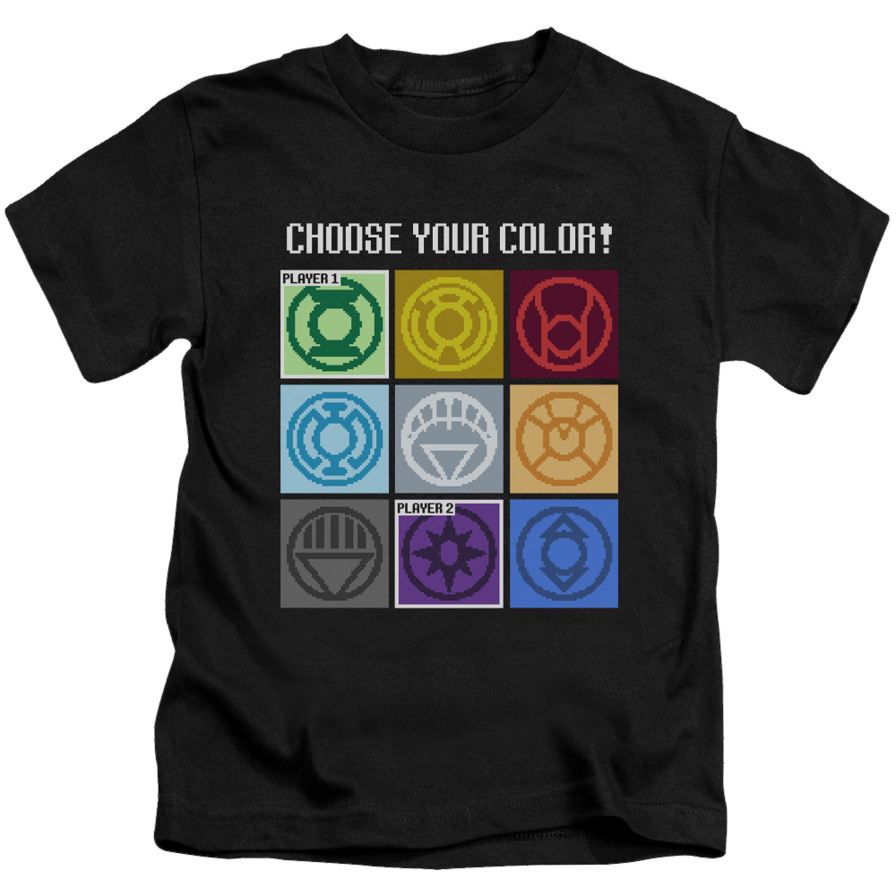 Justice League Choose Your Color - Kid's T-Shirt Kid's T-Shirt (Ages 4-7) Justice League