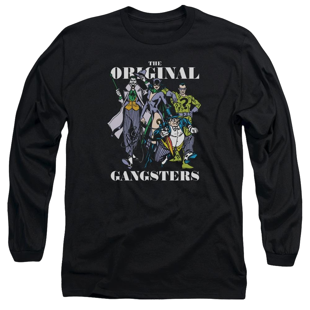 DC Comics Original Gangsters - Men's Long Sleeve T-Shirt Men's Long Sleeve T-Shirt DC Comics