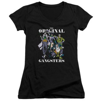 DC Comics Original Gangsters - Juniors V-Neck T-Shirt Juniors V-Neck T-Shirt DC Comics