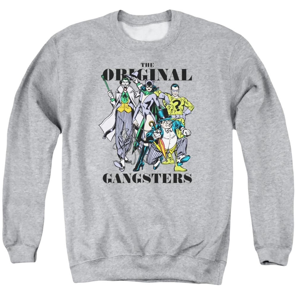 DC Comics Original Gangsters - Men's Crewneck Sweatshirt Men's Crewneck Sweatshirt DC Comics