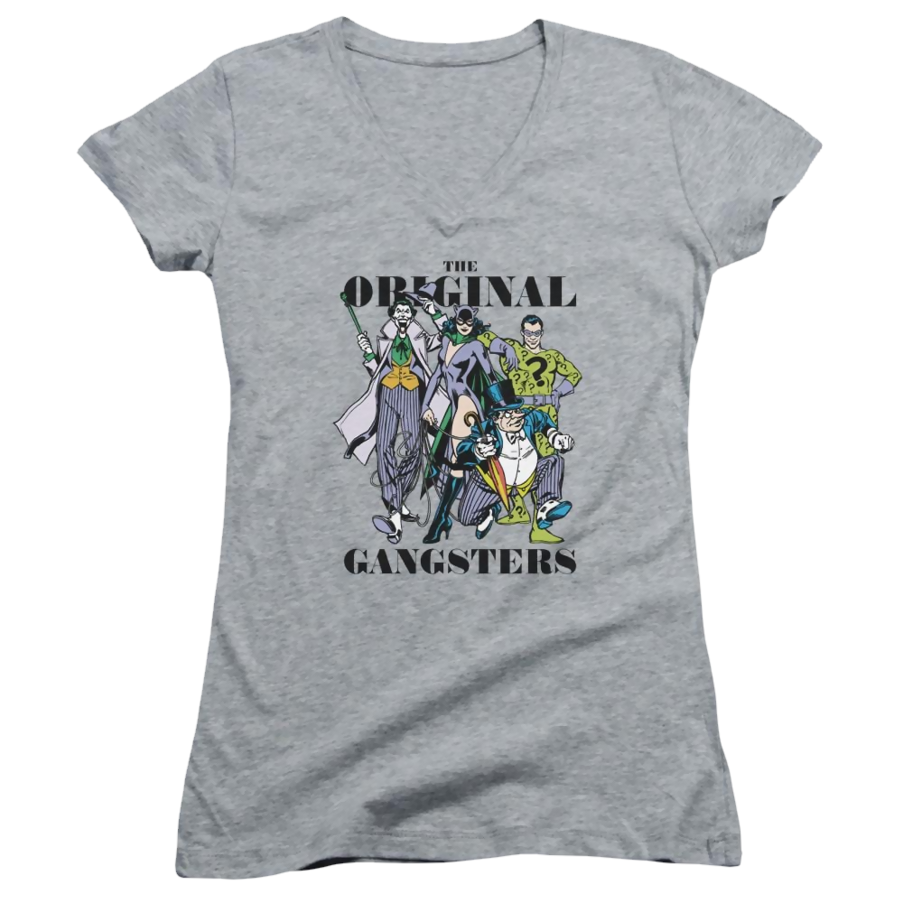 DC Comics Original Gangsters - Juniors V-Neck T-Shirt Juniors V-Neck T-Shirt DC Comics