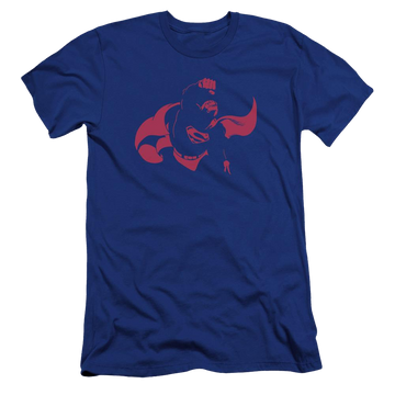Royal men's premium slim fit t-shirt with Superman DC Comics Super Min graphic