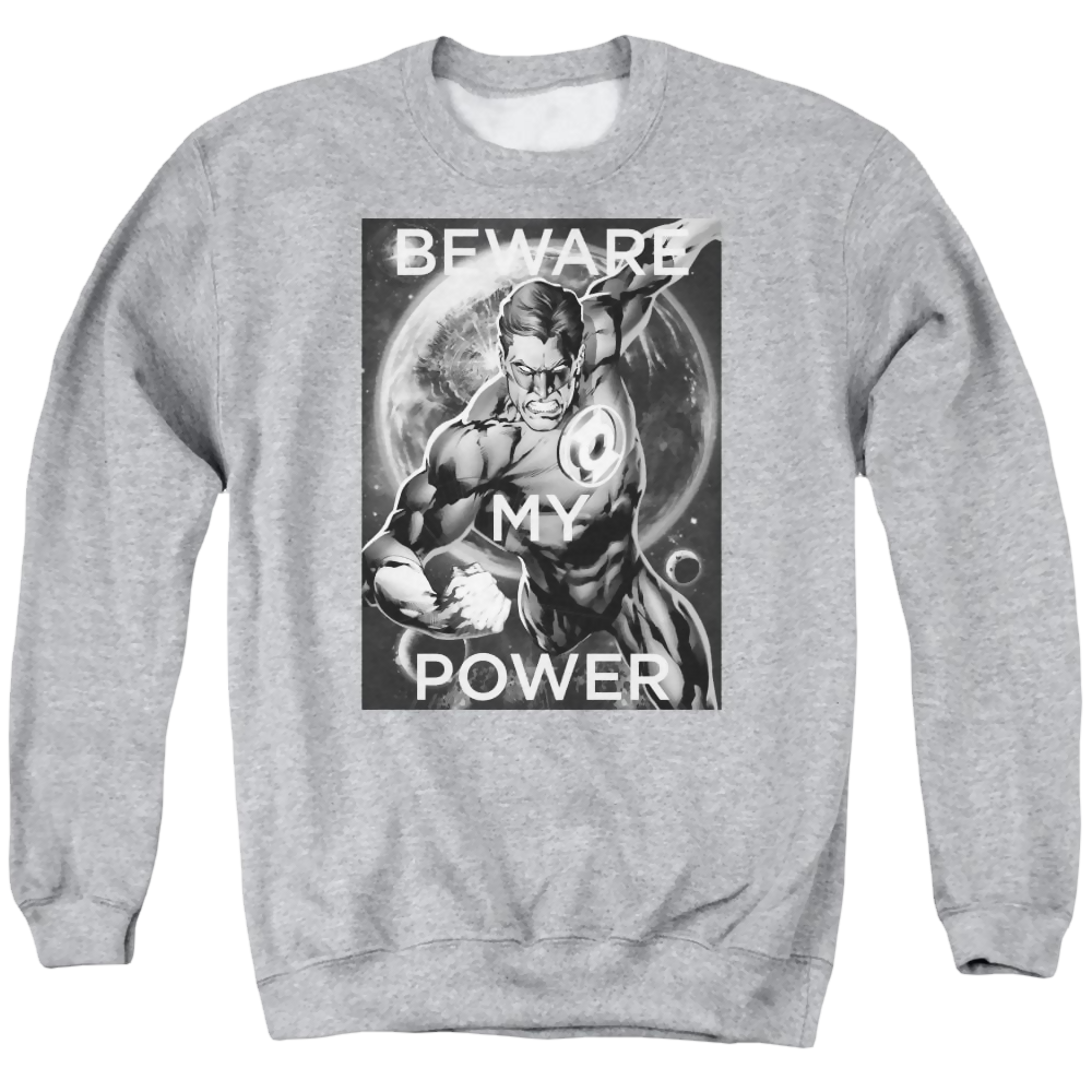 DC Comics Power - Men's Crewneck Sweatshirt Men's Crewneck Sweatshirt Green Lantern