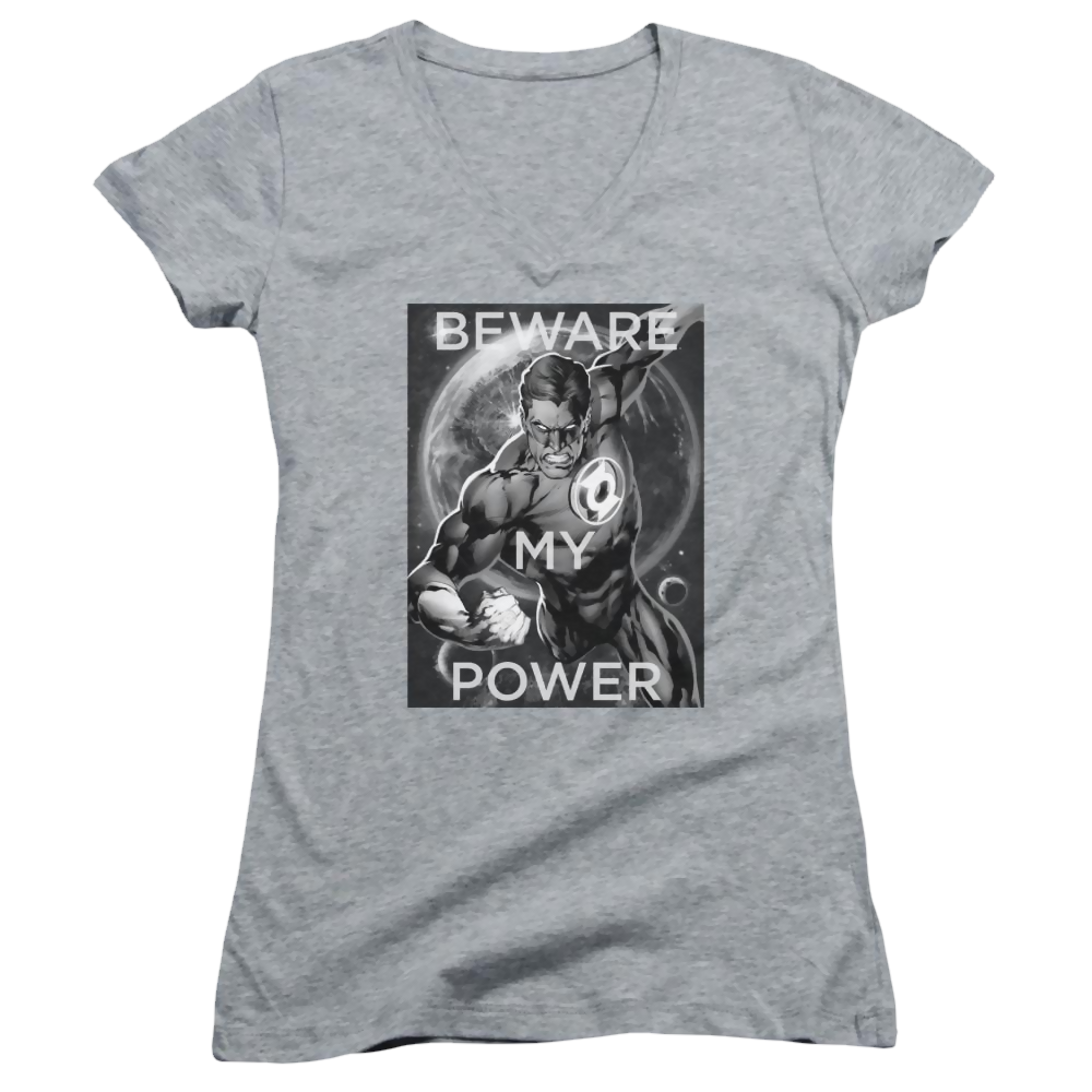 DC Comics Power - Juniors V-Neck T-Shirt Juniors V-Neck T-Shirt Green Lantern