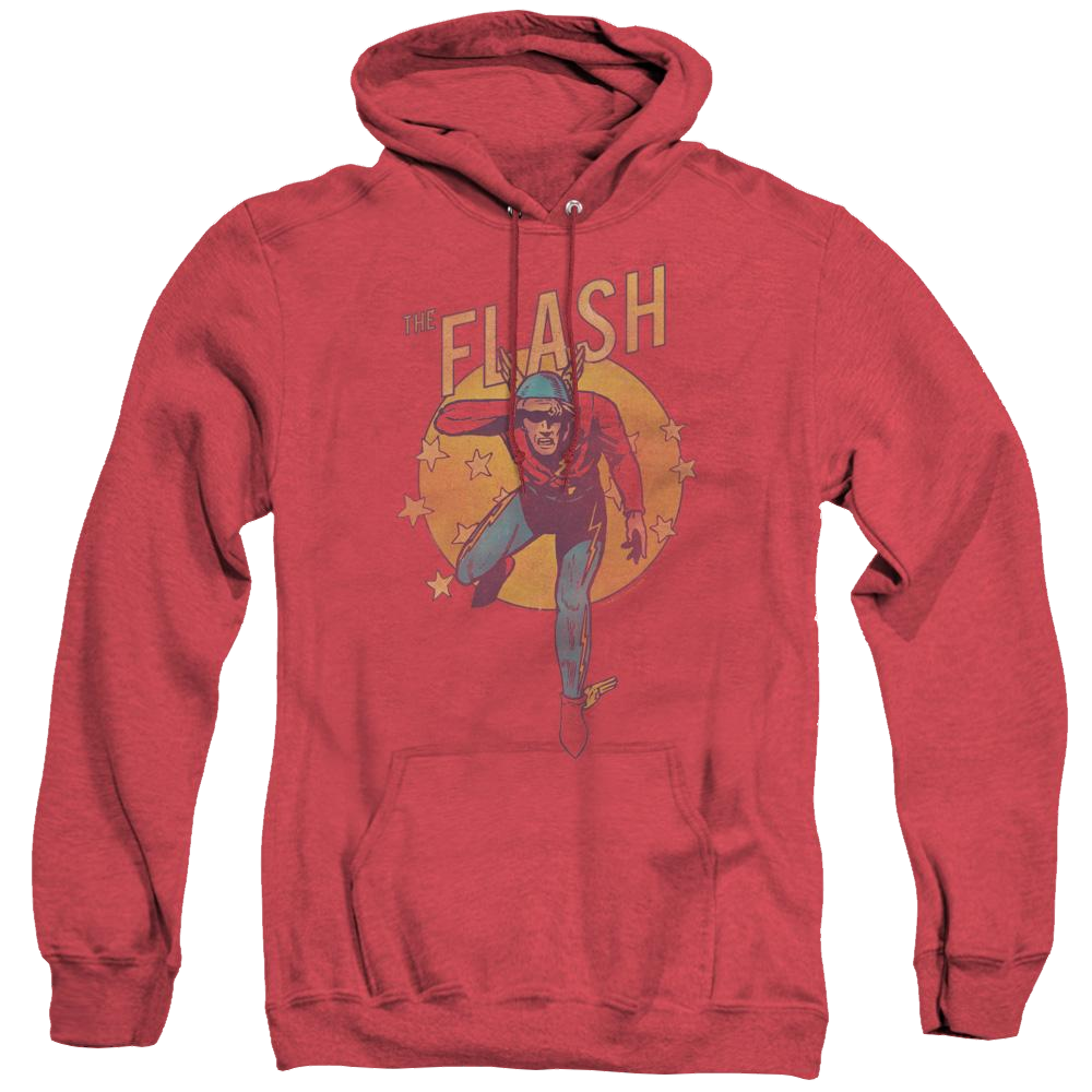Flash, The Circle & Stars - Heather Pullover Hoodie Heather Pullover Hoodie The Flash