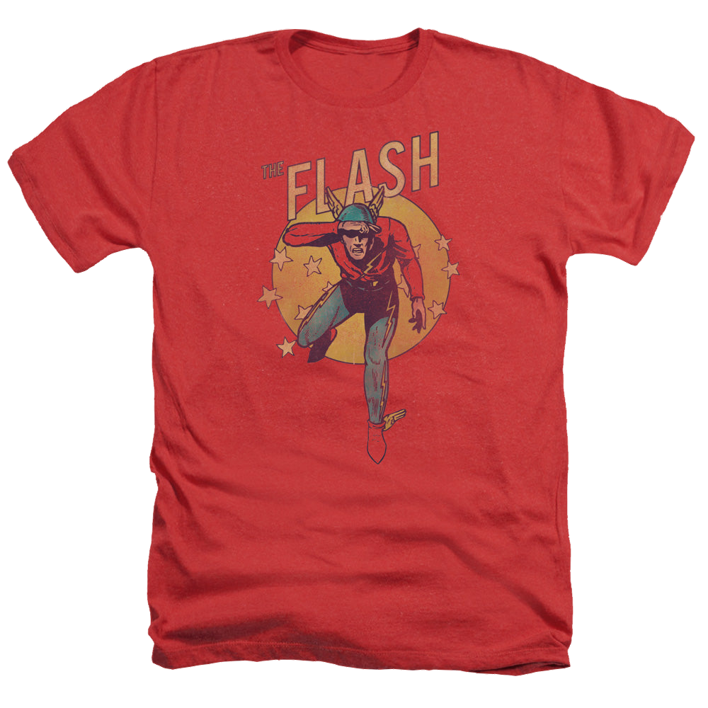 Flash, The Circle & Stars - Men's Heather T-Shirt Men's Heather T-Shirt The Flash
