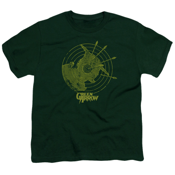 Green Arrow Always On Target - Youth T-Shirt Youth T-Shirt (Ages 8-12) Green Arrow