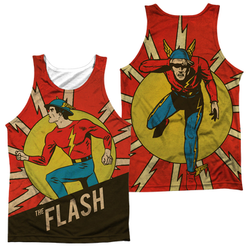The Flash Vintage Comic Flash F/B men's all-over print tank