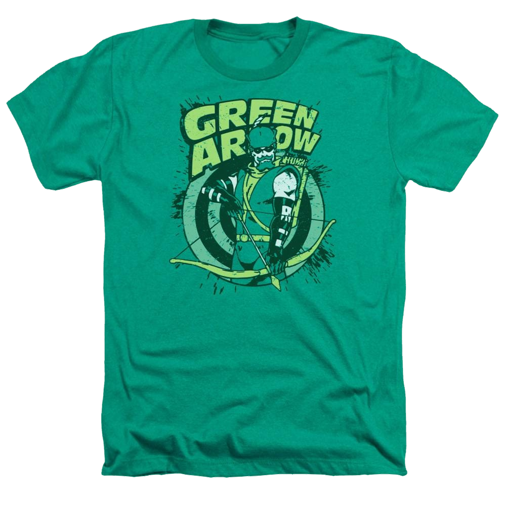 DC Comics On Target - Men's Heather T-Shirt Men's Heather T-Shirt Green Arrow