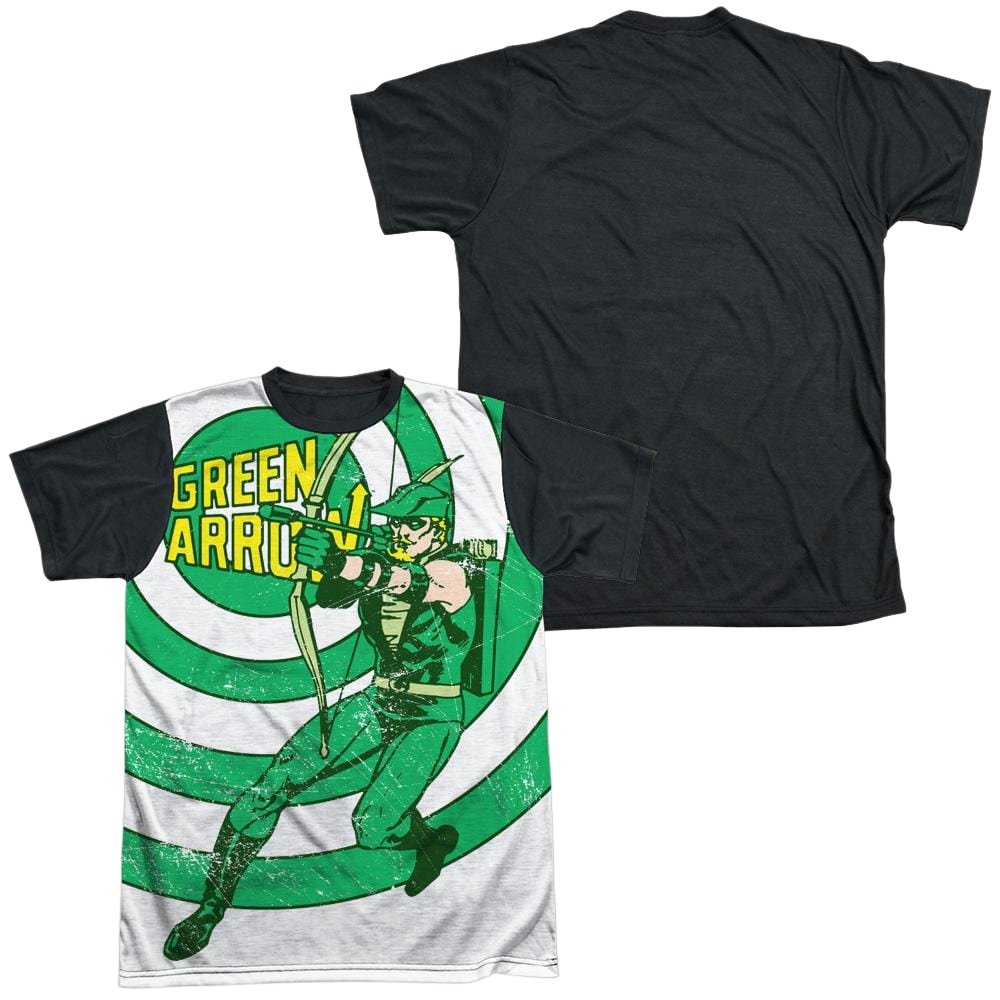 DC Comics Bullseye - Men's Black Back T-Shirt Men's Black Back T-Shirt Green Arrow
