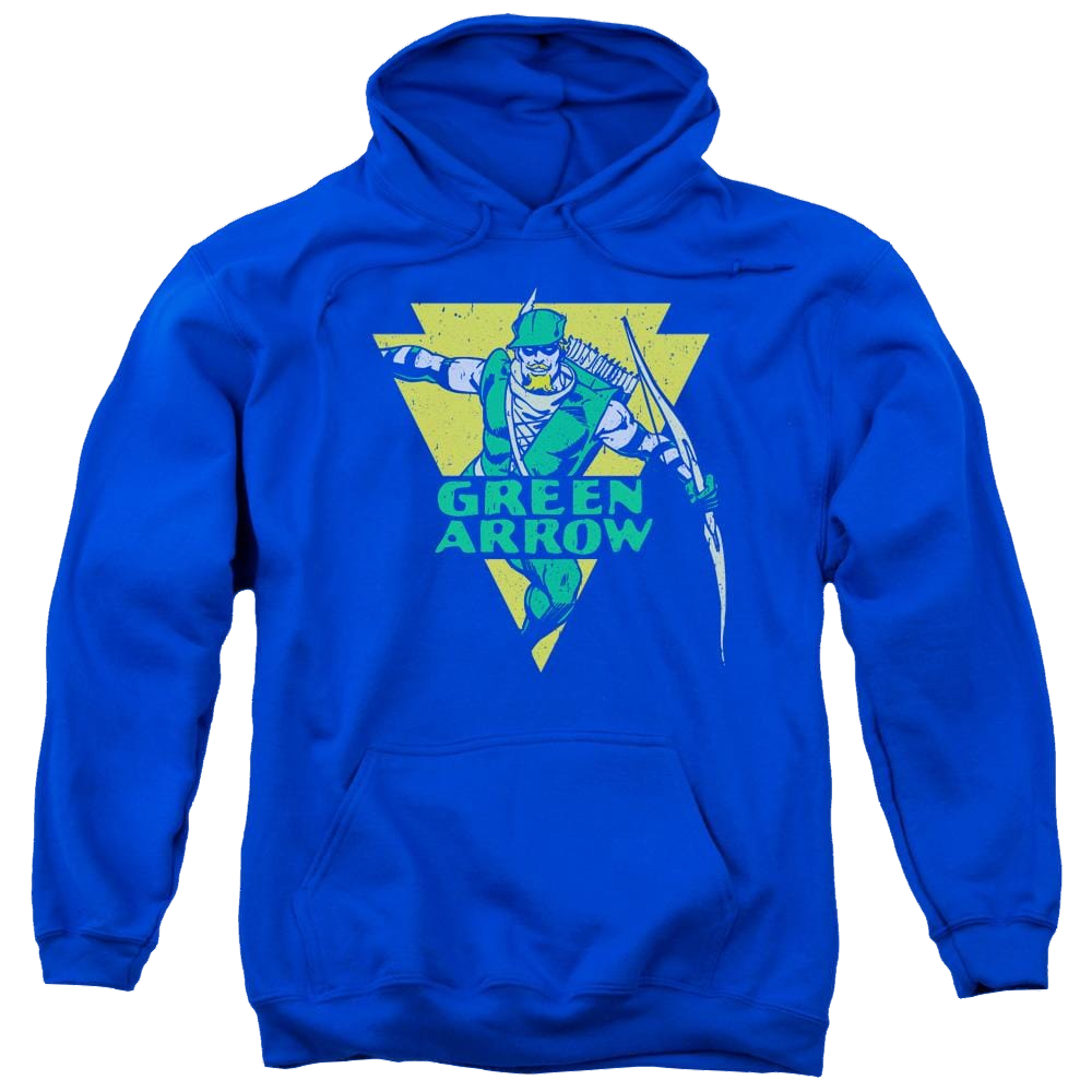 DC Comics Distressed Arrow - Pullover Hoodie Pullover Hoodie Green Arrow