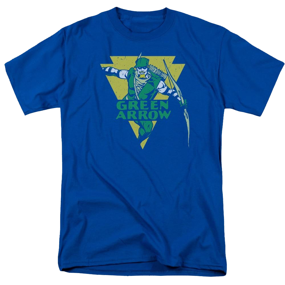 DC Comics Distressed Arrow - Men's Regular Fit T-Shirt Men's Regular Fit T-Shirt Green Arrow