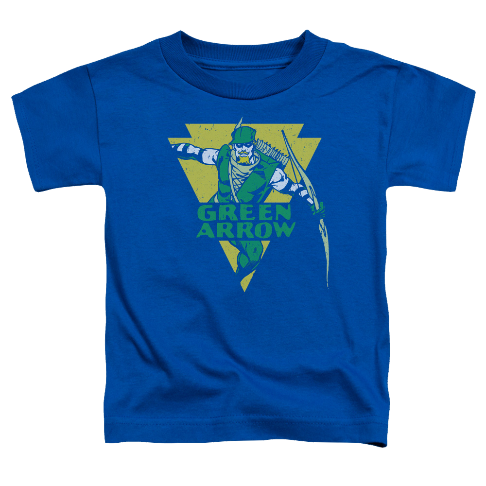 Green Arrow Distressed Arrow - Toddler T-Shirt Toddler T-Shirt Green Arrow