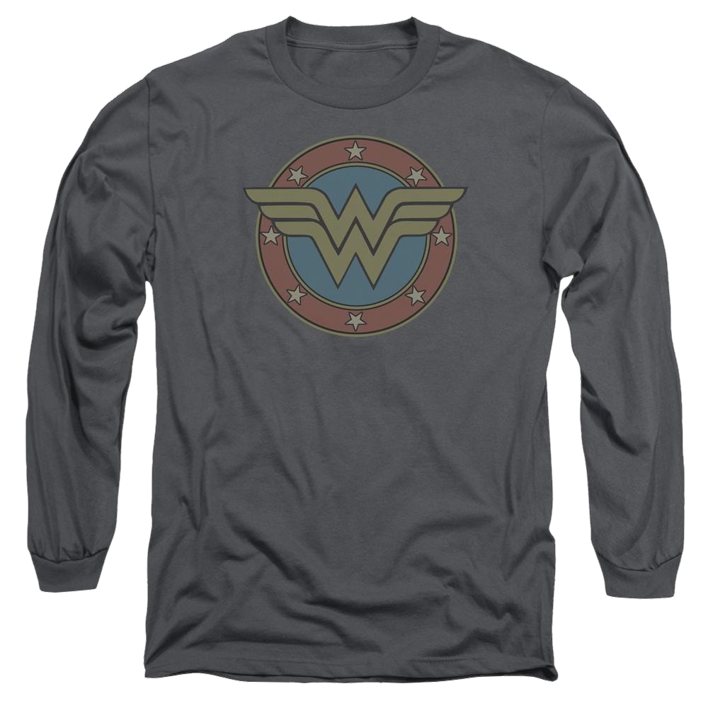 DC Comics Ww Vintage Emblem - Men's Long Sleeve T-Shirt Men's Long Sleeve T-Shirt DC Comics