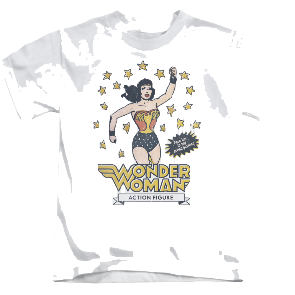 Wonder Woman Action Figure - Kid's T-Shirt Kid's T-Shirt (Ages 4-7) Wonder Woman