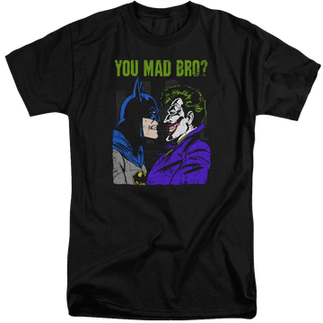 DC Comics Mad Bro - Men's Tall Fit T-Shirt Men's Tall Fit T-Shirt Joker
