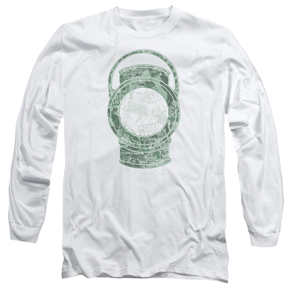 DC Comics Lantern Cover - Men's Long Sleeve T-Shirt Men's Long Sleeve T-Shirt Green Lantern