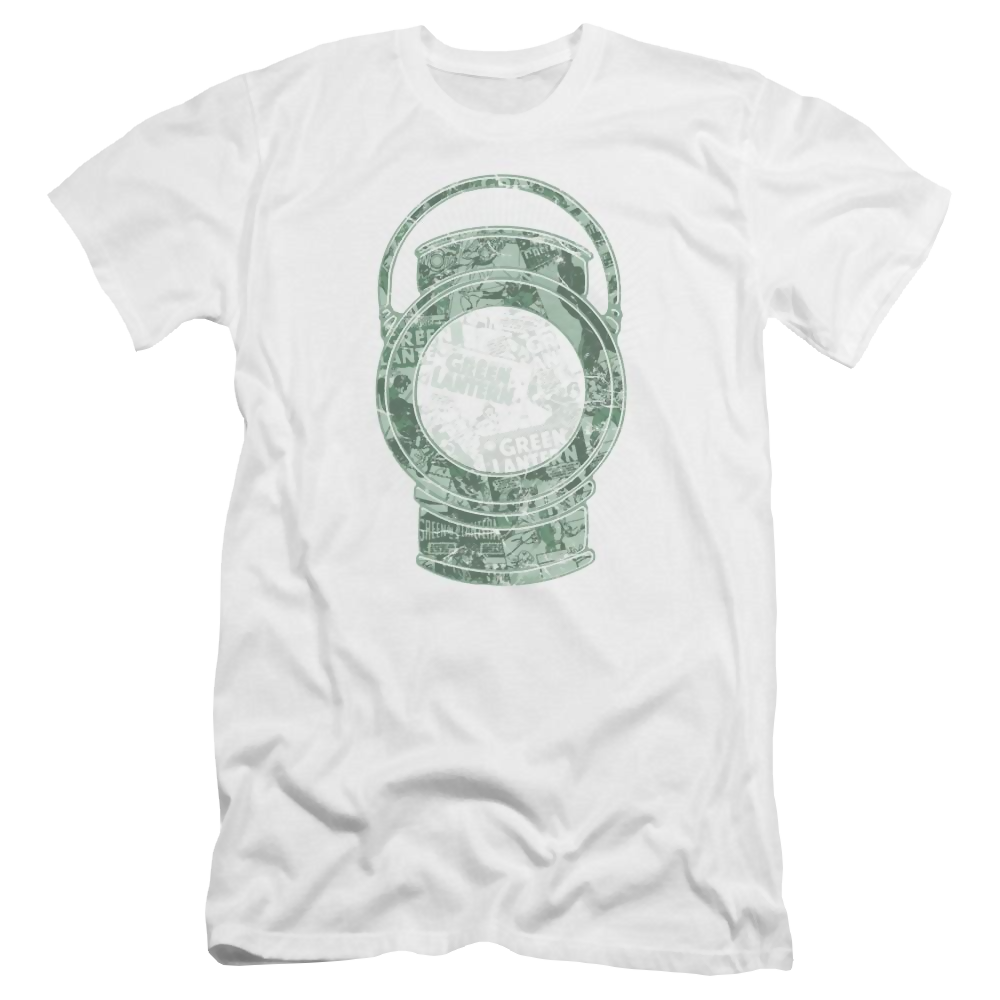 DC Comics Lantern Cover - Men's Premium Slim Fit T-Shirt Men's Premium Slim Fit T-Shirt Green Lantern