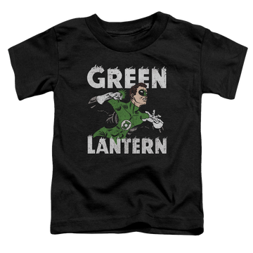 Black toddler t-shirt with Green Lantern Hal Power graphic