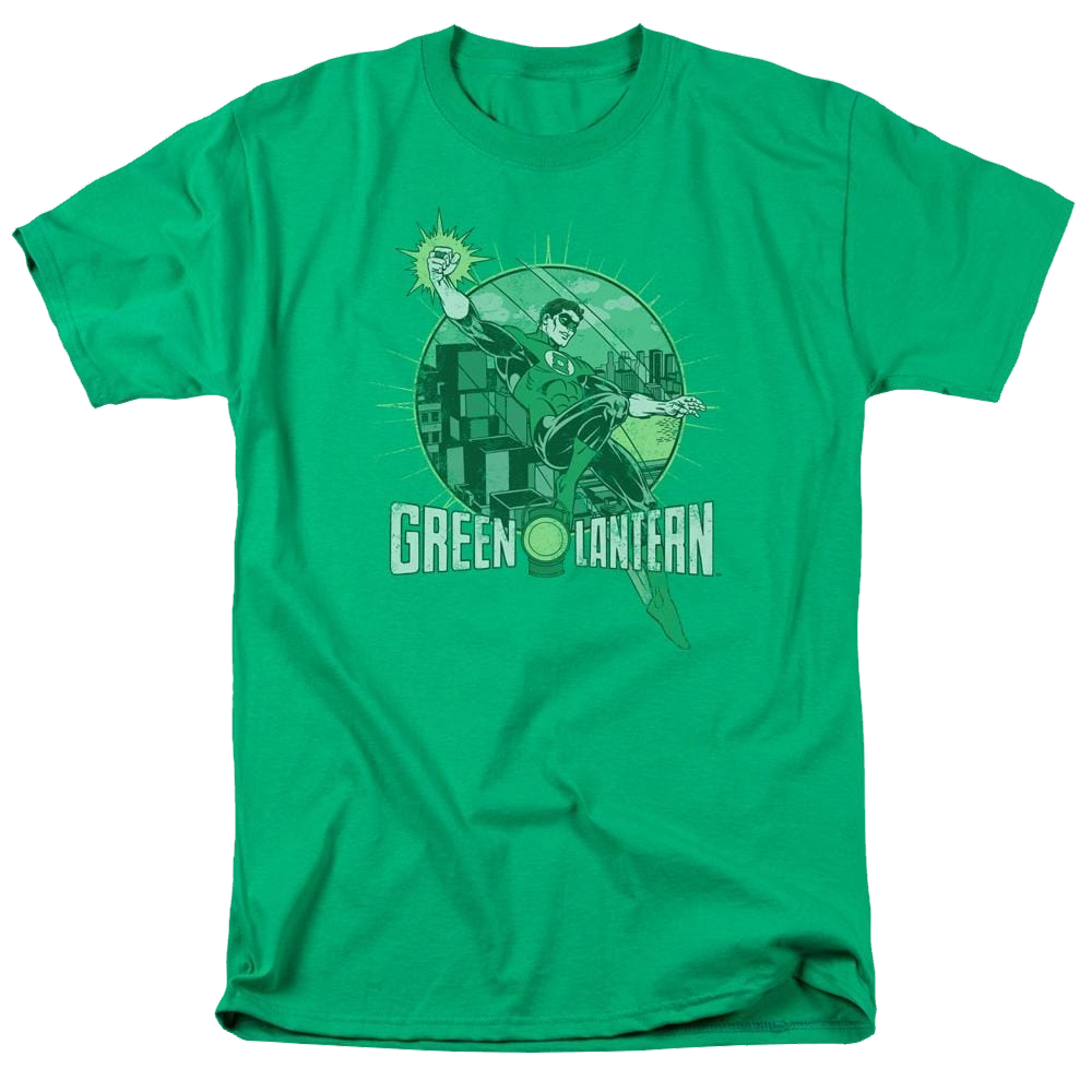 DC Comics City Power - Men's Regular Fit T-Shirt Men's Regular Fit T-Shirt Green Lantern
