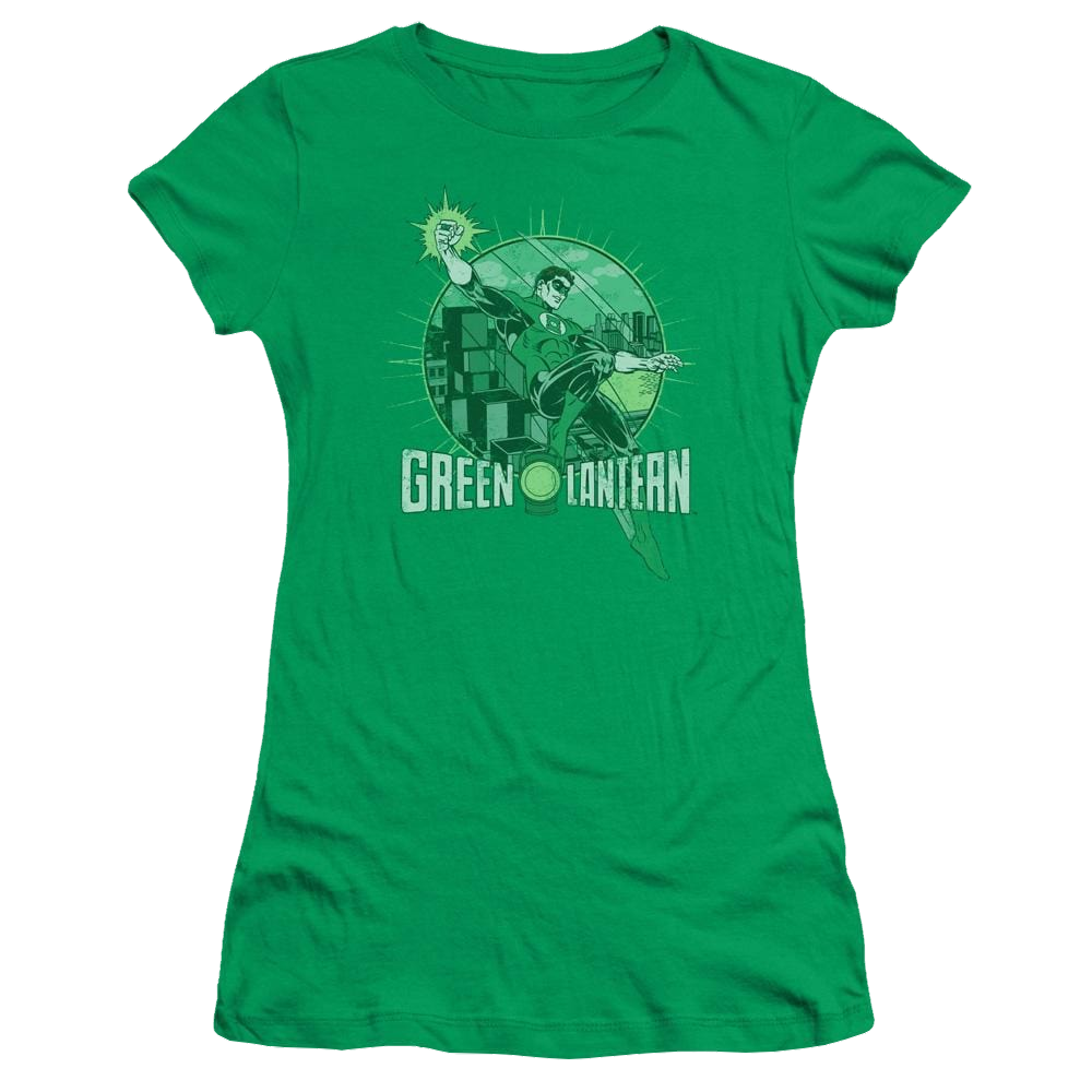 DC Comics City Power - Juniors T-Shirt Juniors T-Shirt Green Lantern