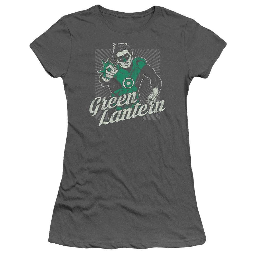 DC Comics Ring Rays - Juniors T-Shirt Juniors T-Shirt Green Lantern