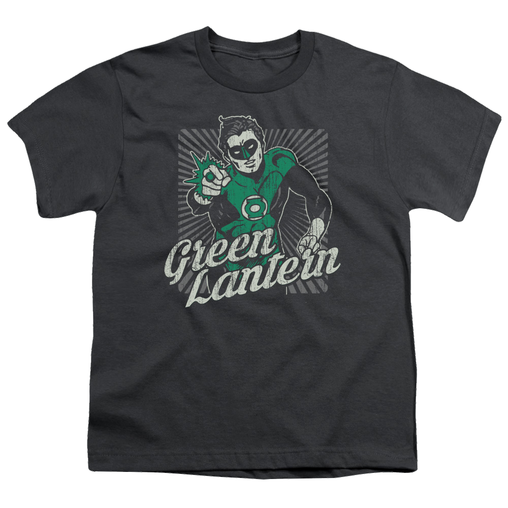 Green Lantern Ring Rays - Youth T-Shirt Youth T-Shirt (Ages 8-12) Green Lantern